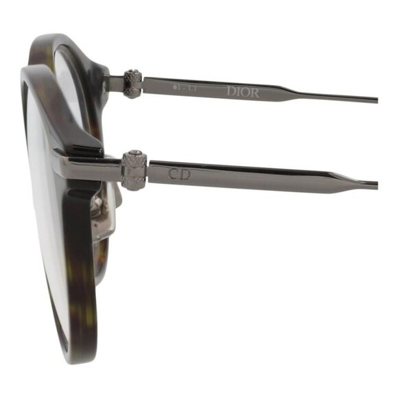 Dior Mens Round/Oval Havana Silver Transparent Fashion Designer Eyewear - Picture 4 of 4